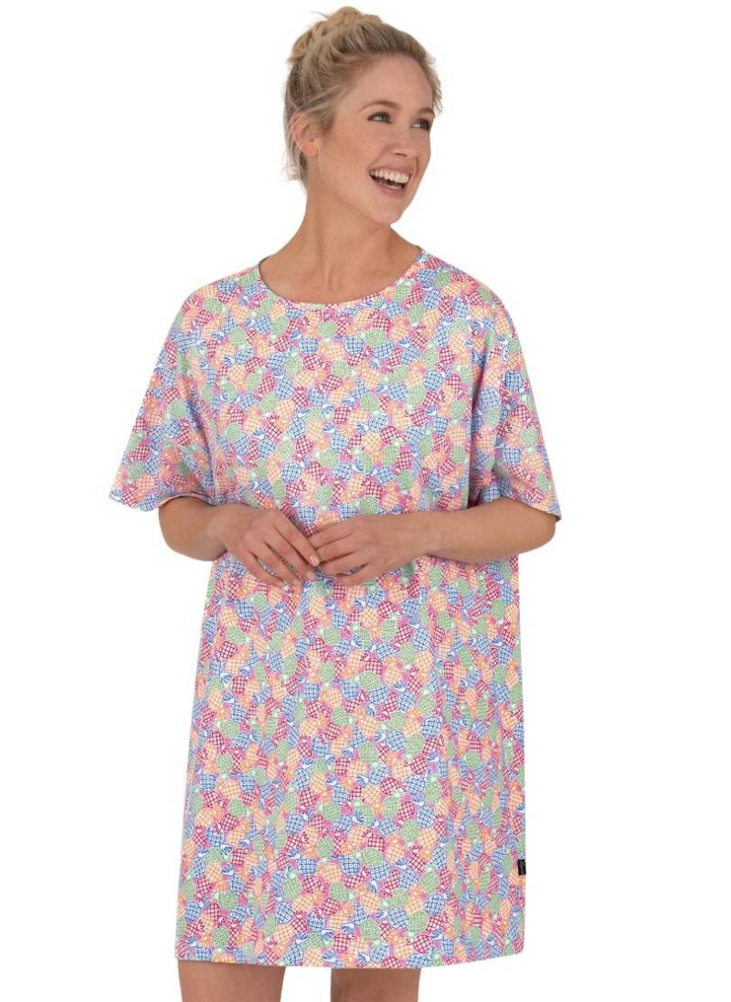 Trigema Shirtkleid »TRIGEMA Nachthemd mit fruchtigem Allover-Print«, (1 tlg.) von Trigema