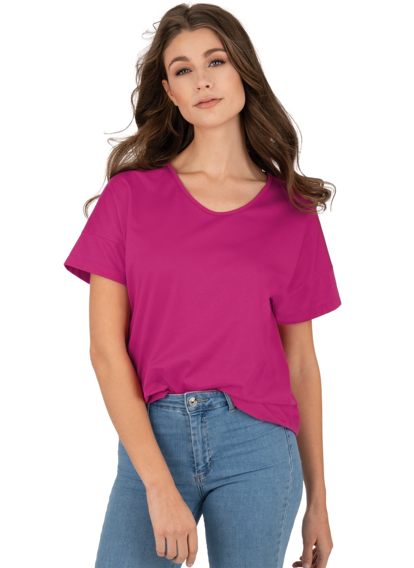 Trigema T-Shirt »TRIGEMA Oversized T-Shirt mit V-Ausschnitt« Trigema T-Shirt »TRIGEMA Oversized T-Shirt mit V-Ausschnitt« von Trigema