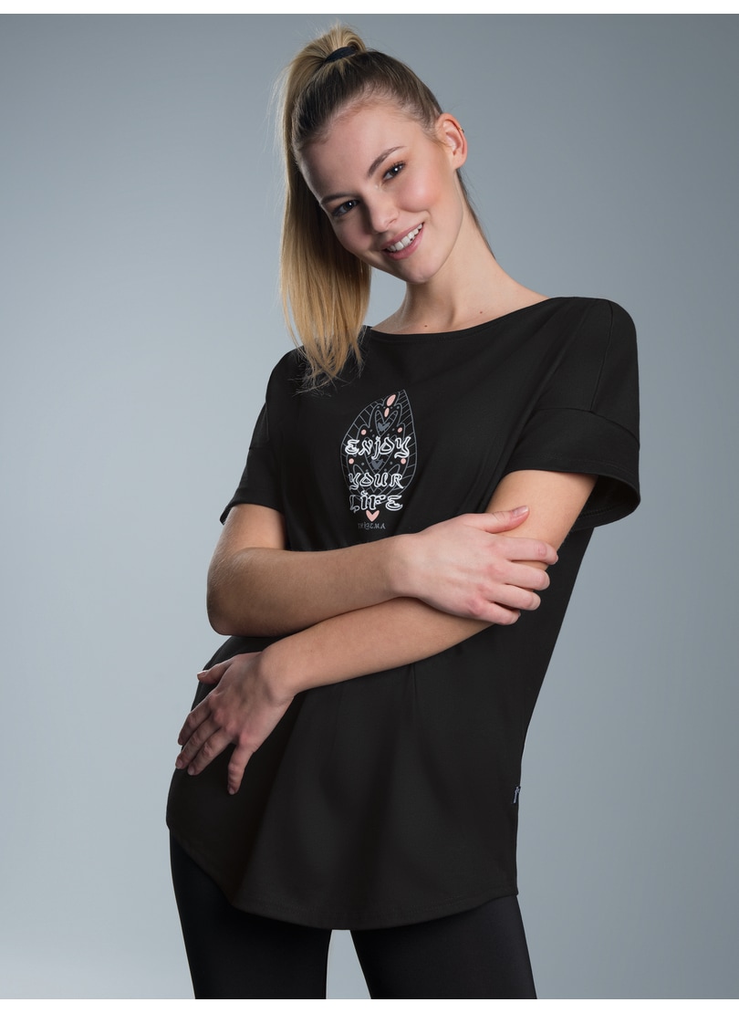 Trigema T-Shirt »TRIGEMA Oversized T-Shirt mit Printmotiven«, (1 tlg.) von Trigema