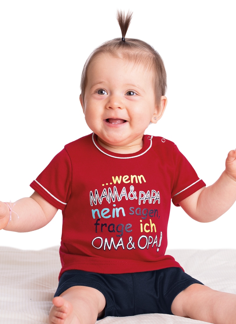 Trigema T-Shirt »TRIGEMA T-Shirt Oma & Opa« Trigema T-Shirt »TRIGEMA T-Shirt Oma & Opa« von Trigema