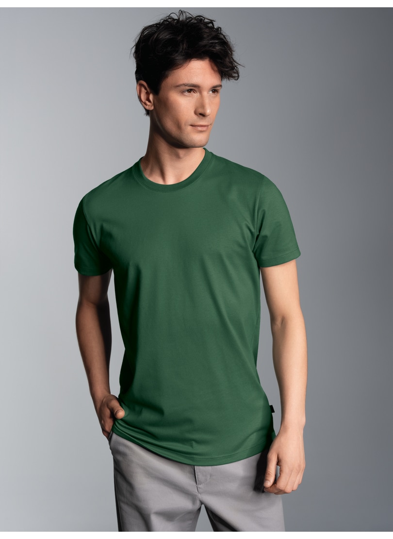 Trigema T-Shirt »TRIGEMA Slim Fit T-Shirt aus DELUXE Baumwolle«, (1 tlg.) von Trigema