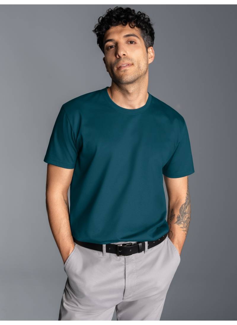 Trigema T-Shirt »TRIGEMA Slim Fit T-Shirt aus DELUXE Baumwolle«, (1 tlg.) von Trigema