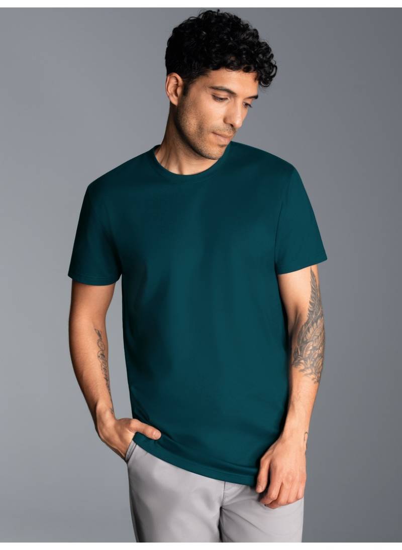 Trigema T-Shirt »TRIGEMA Slim Fit T-Shirt aus DELUXE Baumwolle«, (1 tlg.) von Trigema