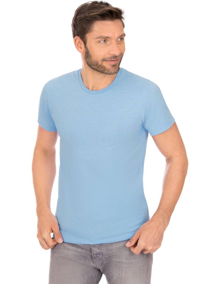 Trigema T-Shirt »TRIGEMA Slim Fit T-Shirt aus DELUXE Baumwolle« von Trigema