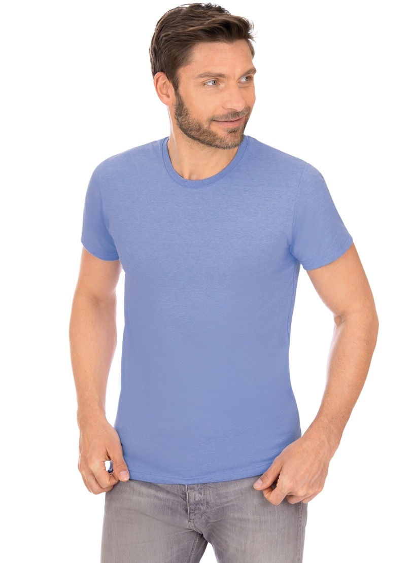 Trigema T-Shirt »TRIGEMA Slim Fit T-Shirt aus DELUXE Baumwolle« von Trigema