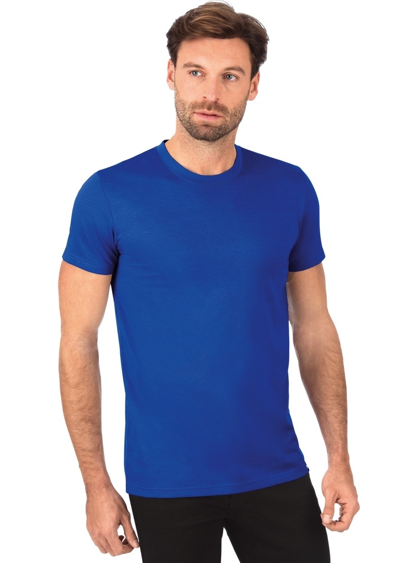 Trigema T-Shirt »TRIGEMA Slim Fit T-Shirt aus DELUXE Baumwolle« von Trigema