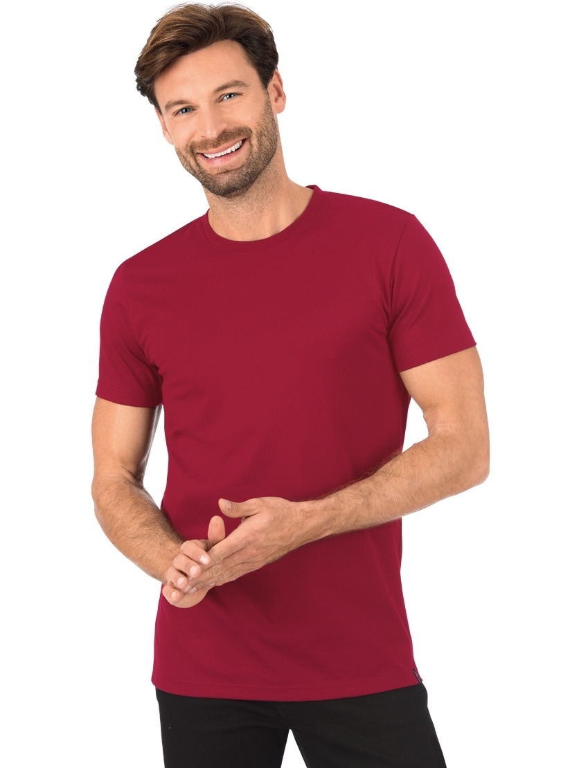 Trigema T-Shirt »TRIGEMA Slim Fit T-Shirt aus DELUXE Baumwolle« von Trigema