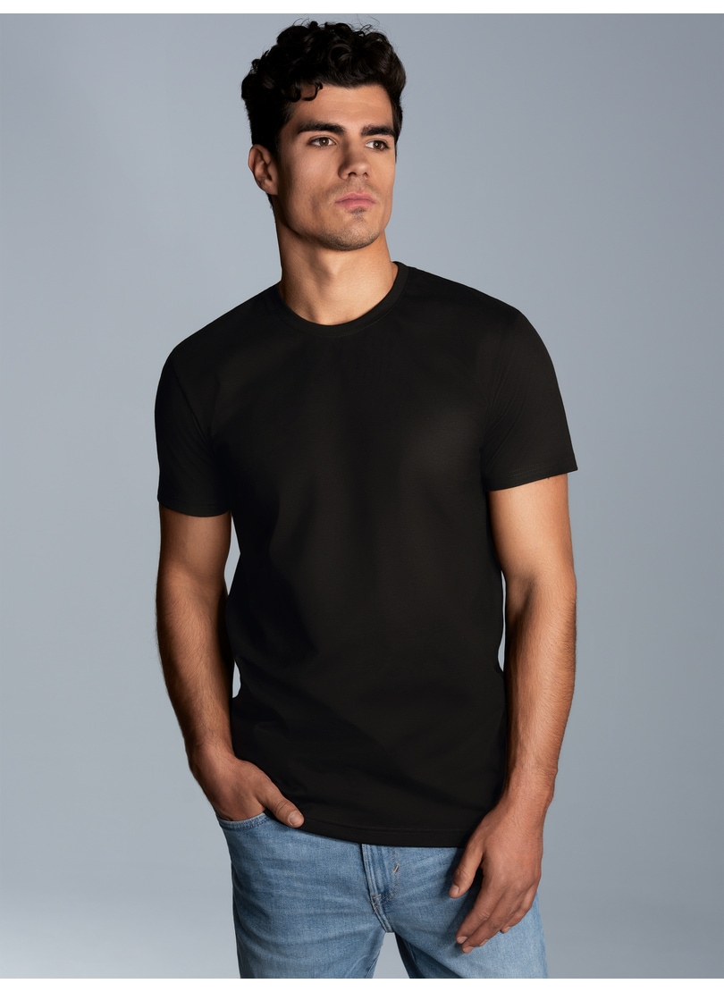 Trigema T-Shirt »TRIGEMA Slim Fit T-Shirt aus DELUXE Baumwolle« von Trigema