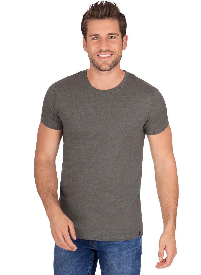 Trigema T-Shirt »TRIGEMA Slim Fit T-Shirt aus DELUXE Baumwolle« von Trigema