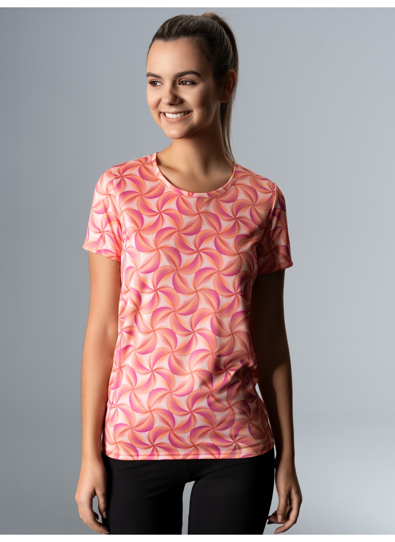 Trigema T-Shirt »TRIGEMA Sport T-Shirt mit modischem Allover-Print«, (1 tlg.) von Trigema