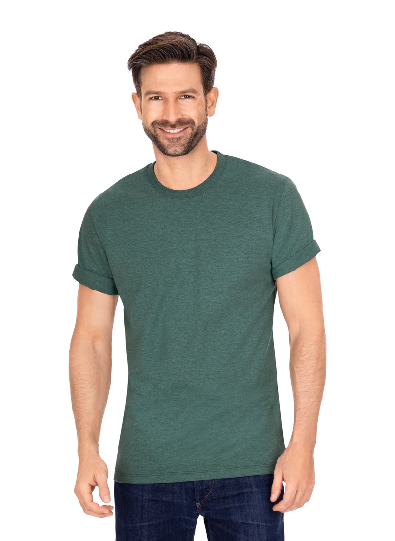 Trigema T-Shirt »TRIGEMA T-Shirt DELUXE Baumwolle«, (1 tlg.) von Trigema