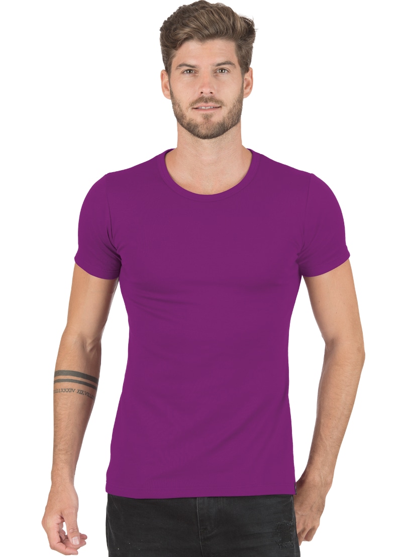 Trigema T-Shirt »TRIGEMA T-Shirt aus Baumwolle/Elastan«, (1 tlg.) von Trigema