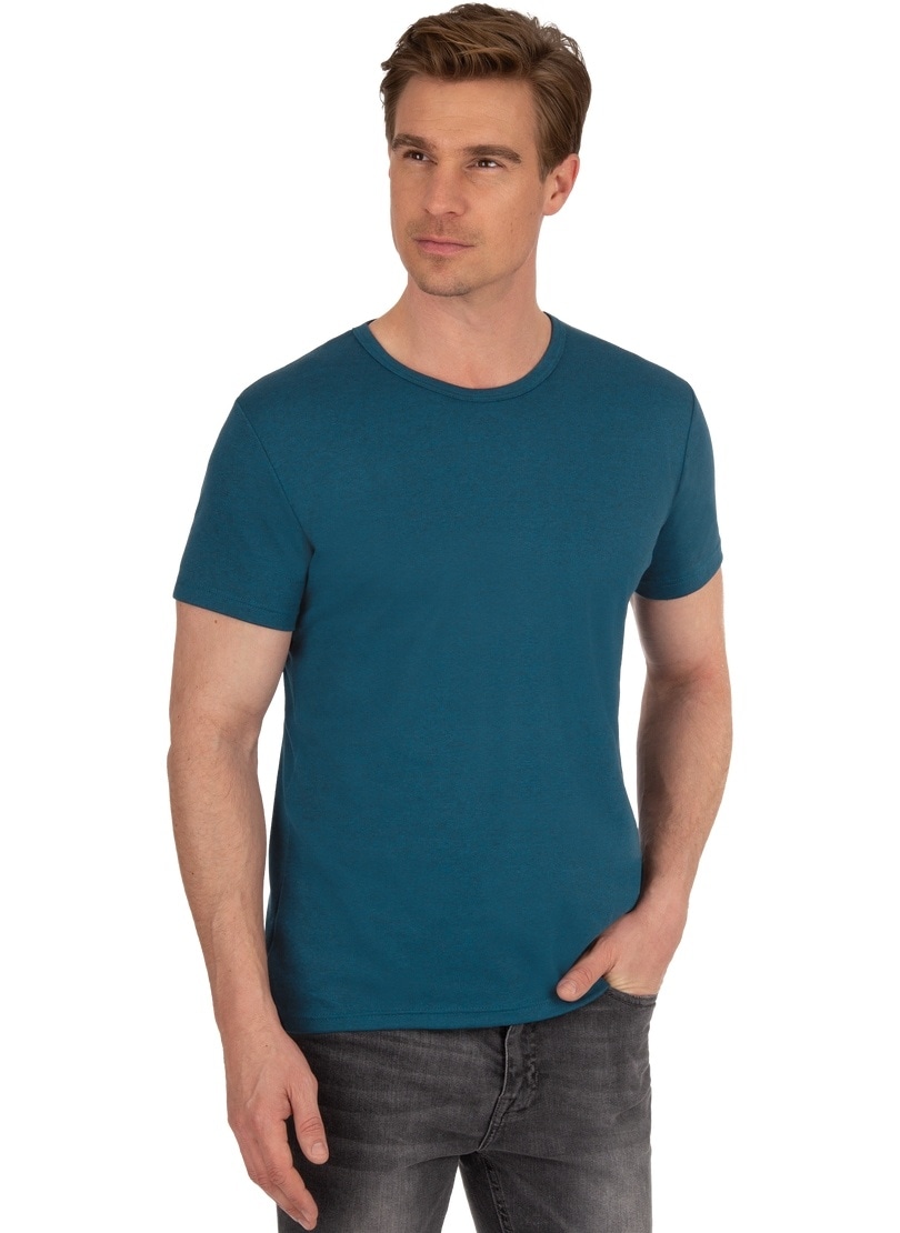 Trigema T-Shirt »TRIGEMA T-Shirt aus Baumwolle/Elastan« von Trigema