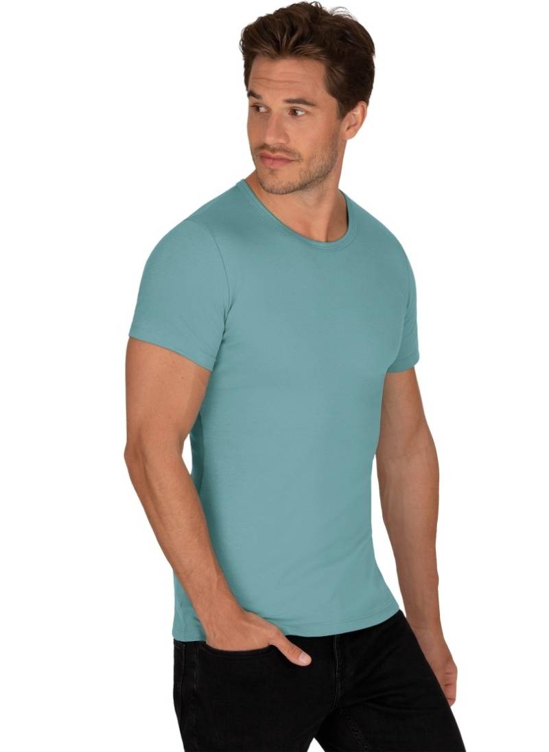 Trigema T-Shirt »TRIGEMA T-Shirt aus Baumwolle/Elastan«, (1 tlg.) von Trigema