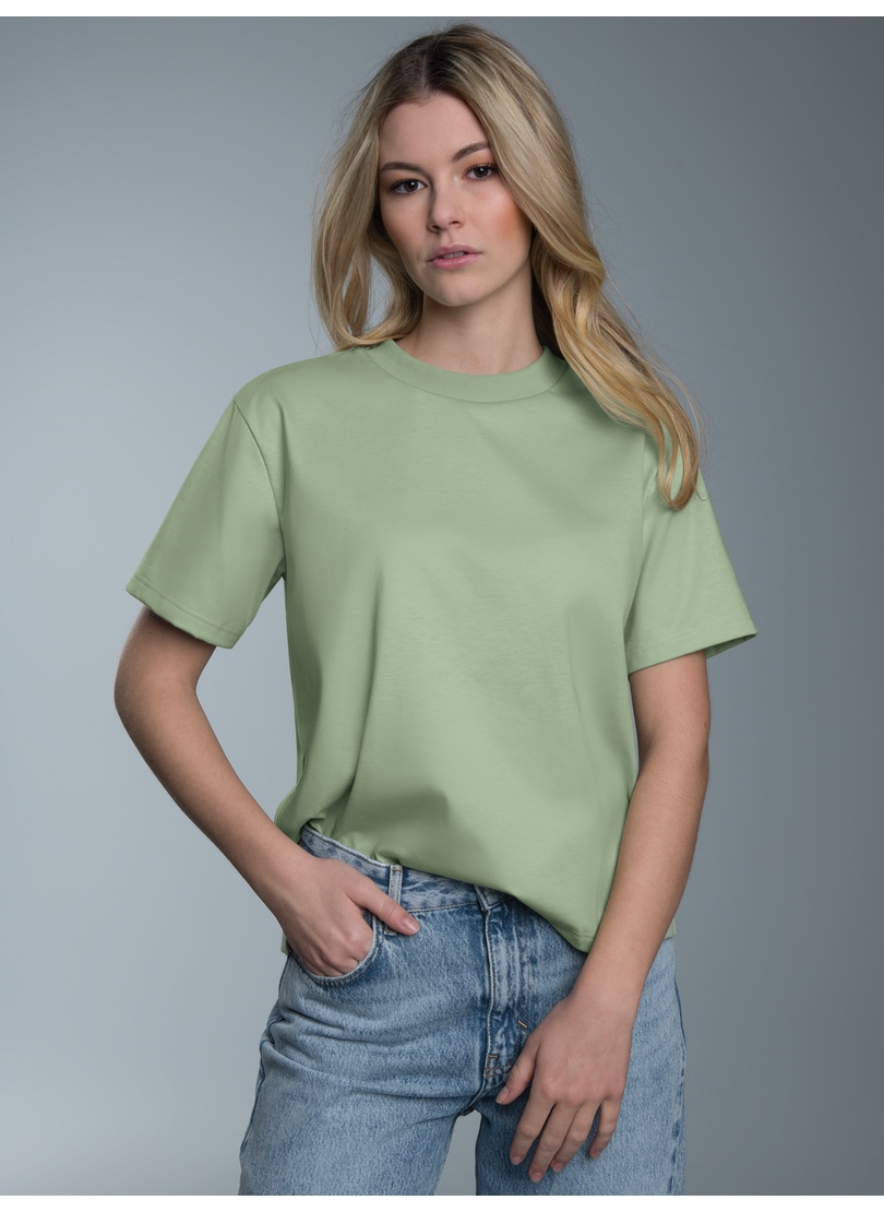 Trigema T-Shirt »TRIGEMA T-Shirt aus Baumwolle«, (1 tlg.) von Trigema