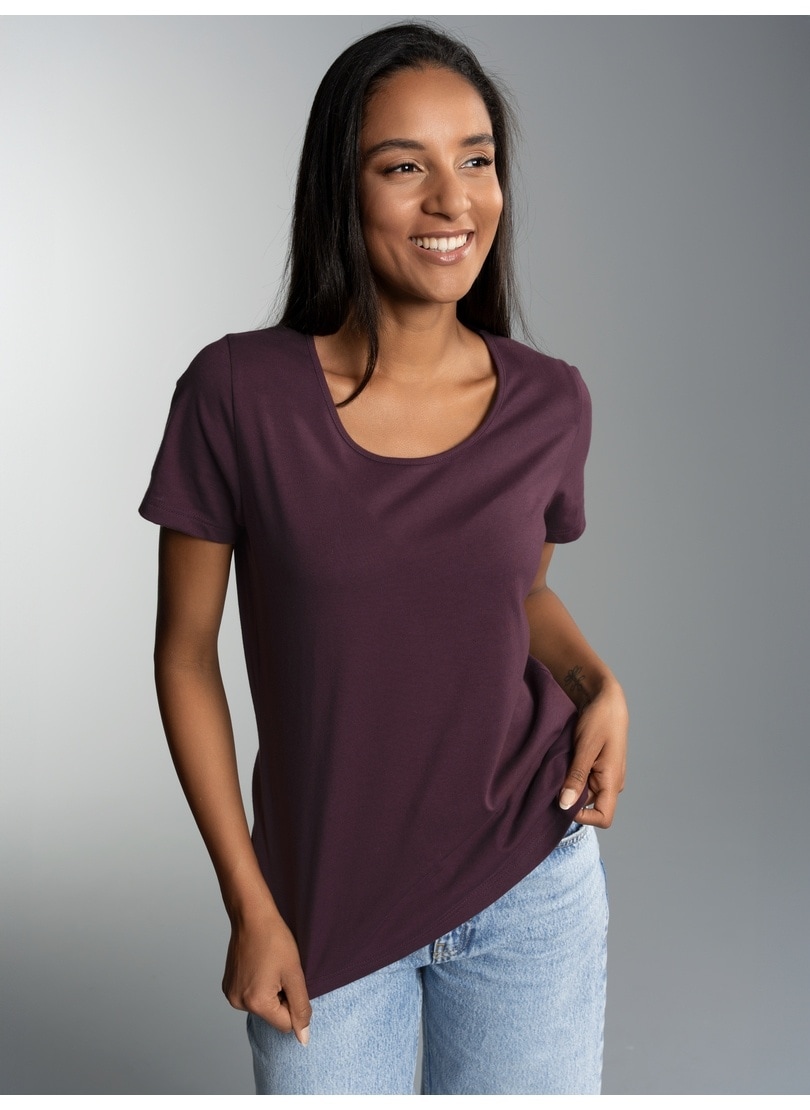 Trigema T-Shirt »TRIGEMA T-Shirt aus Biobaumwolle«, (1 tlg.) von Trigema