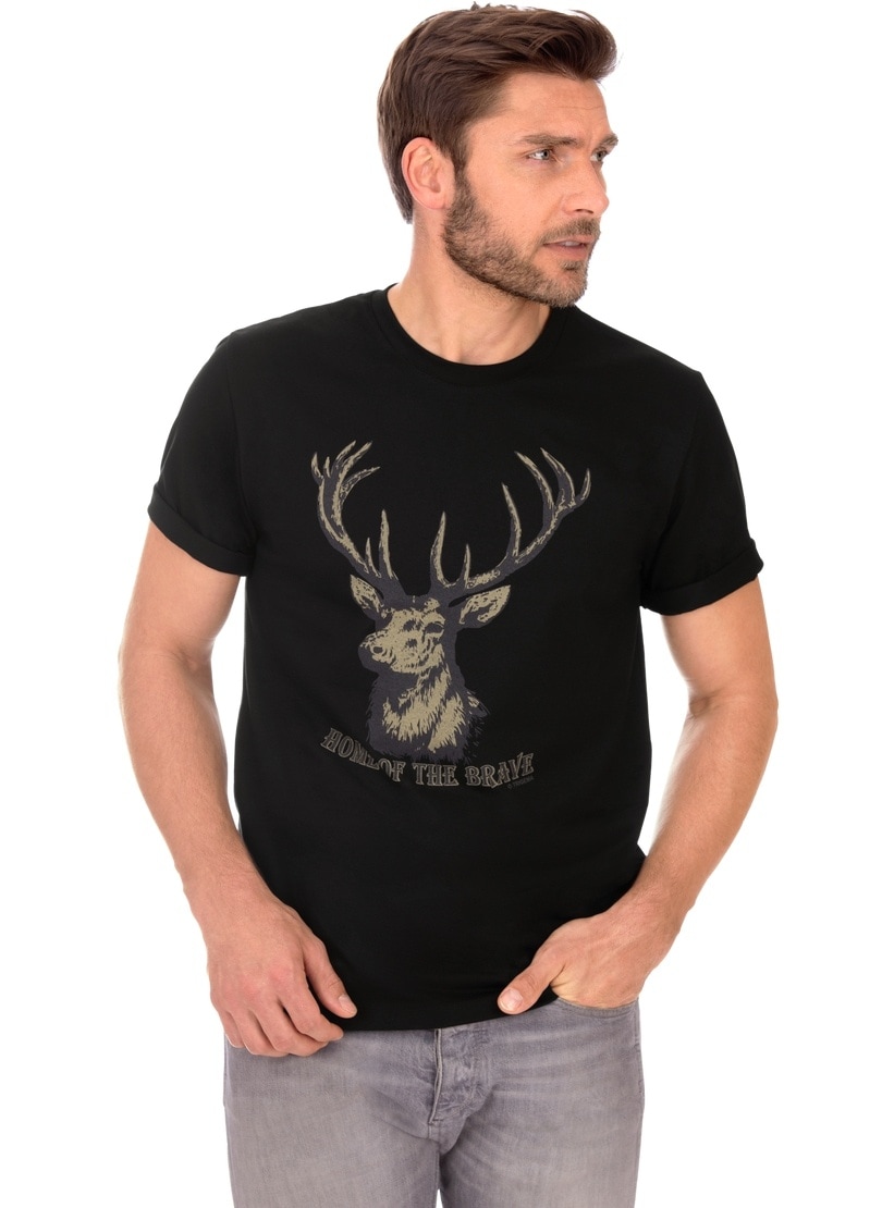 Trigema T-Shirt »TRIGEMA T-Shirt mit Hirschmotiv« Trigema T-Shirt »TRIGEMA T-Shirt mit Hirschmotiv« von Trigema