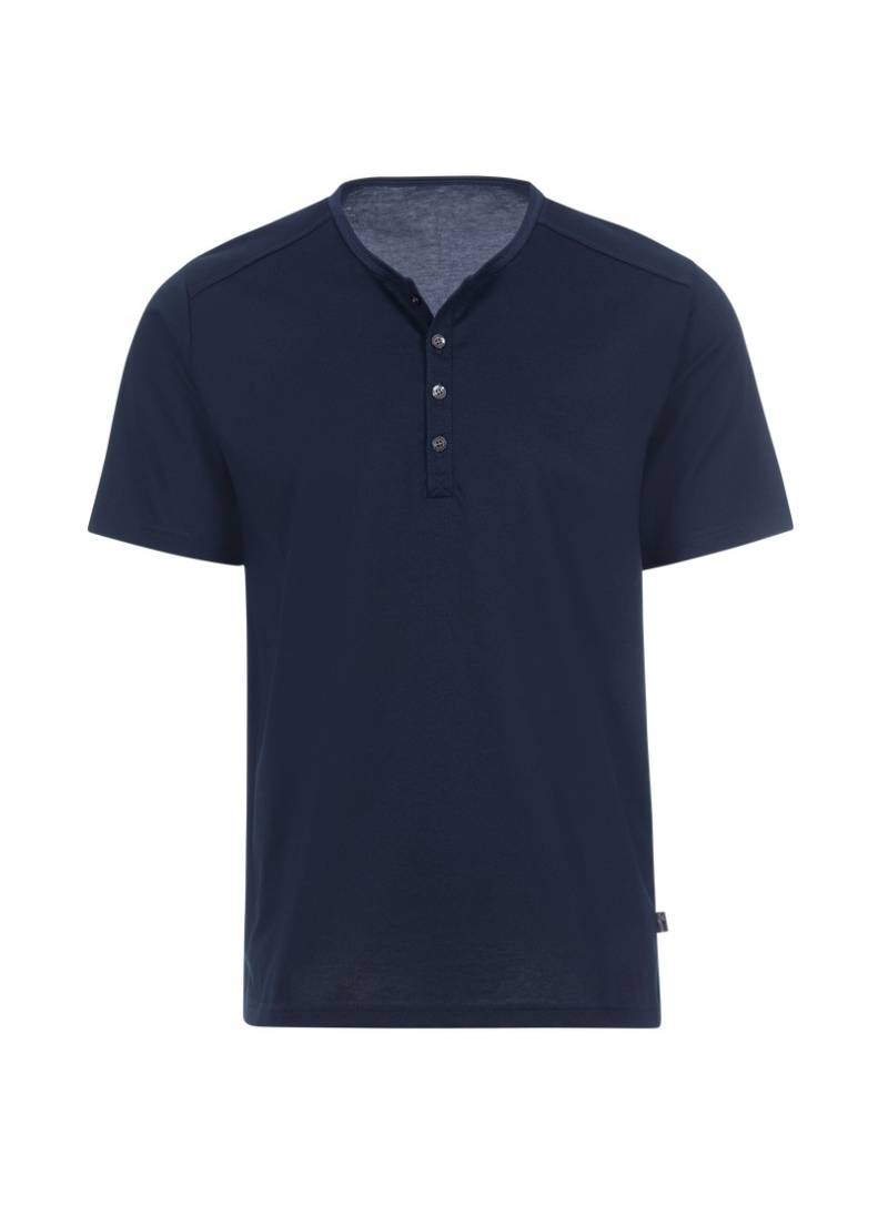 Trigema T-Shirt »TRIGEMA T-Shirt mit Knopfleiste DELUXE Baumwolle«, (1 tlg.) von Trigema