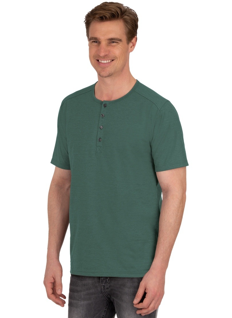 Trigema T-Shirt »TRIGEMA T-Shirt mit Knopfleiste DELUXE Baumwolle« Trigema T-Shirt »TRIGEMA T-Shirt mit Knopfleiste DELUXE Baumwolle« von Trigema