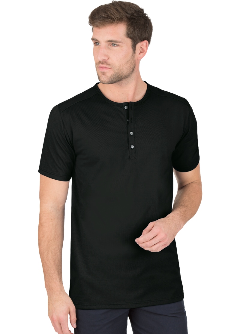 Trigema T-Shirt »TRIGEMA T-Shirt mit Knopfleiste DELUXE Baumwolle« Trigema T-Shirt »TRIGEMA T-Shirt mit Knopfleiste DELUXE Baumwolle« von Trigema