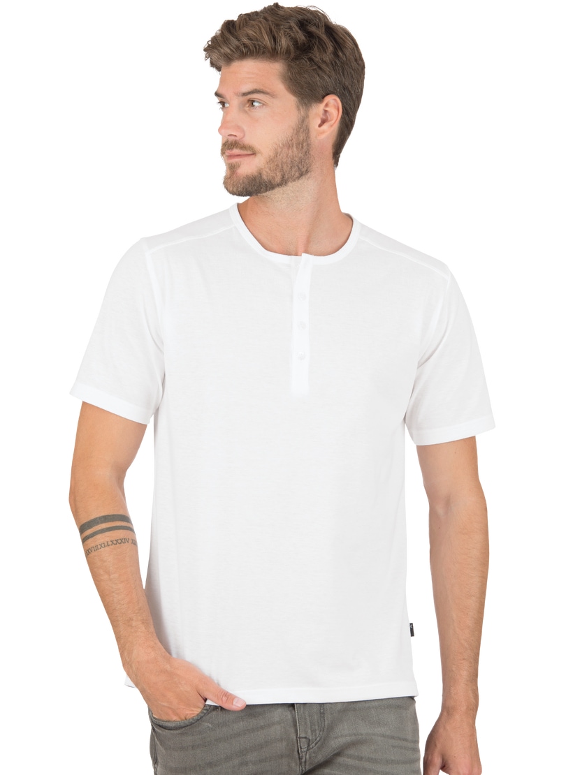Trigema T-Shirt »TRIGEMA T-Shirt mit Knopfleiste DELUXE Baumwolle« Trigema T-Shirt »TRIGEMA T-Shirt mit Knopfleiste DELUXE Baumwolle« von Trigema