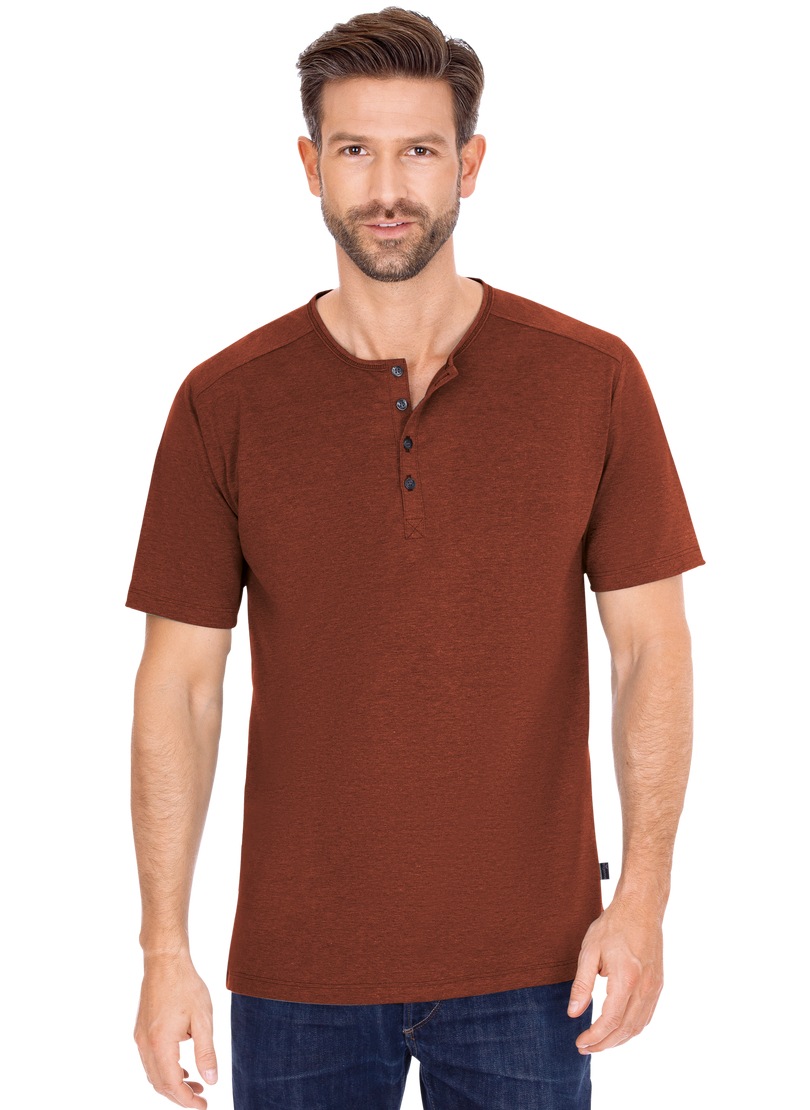 Trigema T-Shirt »TRIGEMA T-Shirt mit Knopfleiste DELUXE Baumwolle« Trigema T-Shirt »TRIGEMA T-Shirt mit Knopfleiste DELUXE Baumwolle« von Trigema
