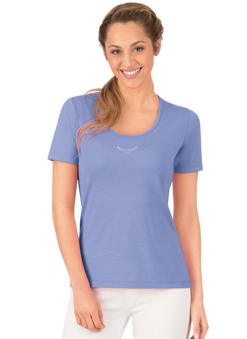 Trigema T-Shirt »TRIGEMA T-Shirt mit Kristallsteinen« Trigema T-Shirt »TRIGEMA T-Shirt mit Kristallsteinen« von Trigema