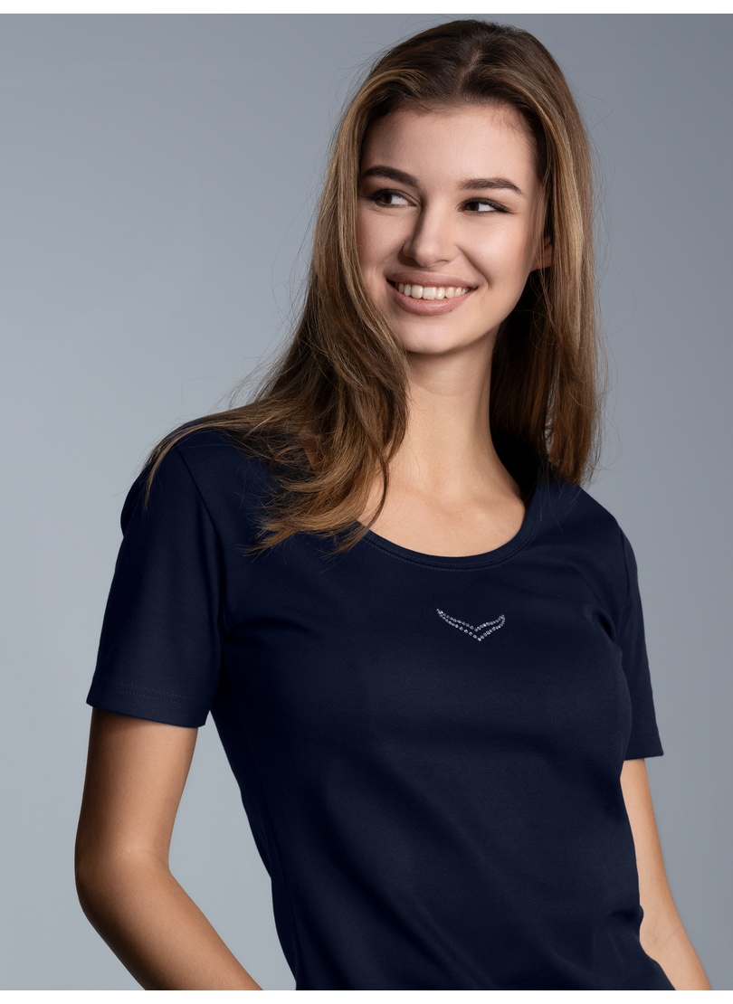 Trigema T-Shirt »TRIGEMA T-Shirt mit Kristallsteinen« Trigema T-Shirt »TRIGEMA T-Shirt mit Kristallsteinen« von Trigema