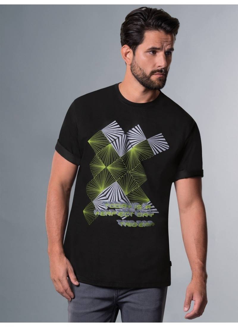 Trigema T-Shirt »TRIGEMA T-Shirt mit Neon-Print« von Trigema