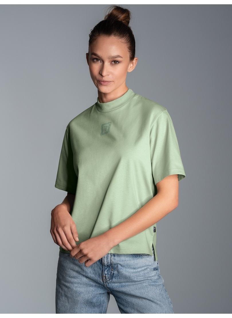 Trigema T-Shirt »TRIGEMA T-Shirt mit Stehkragen«, (1 tlg.) von Trigema