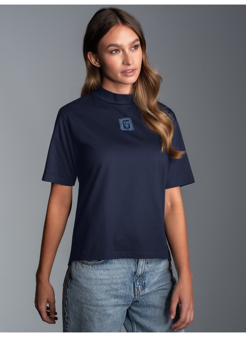 Trigema T-Shirt »TRIGEMA T-Shirt mit Stehkragen«, (1 tlg.) von Trigema