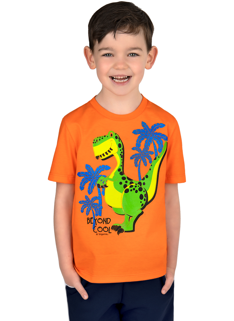 Trigema T-Shirt »TRIGEMA T-Shirt mit coolem Dino-Motiv« von Trigema