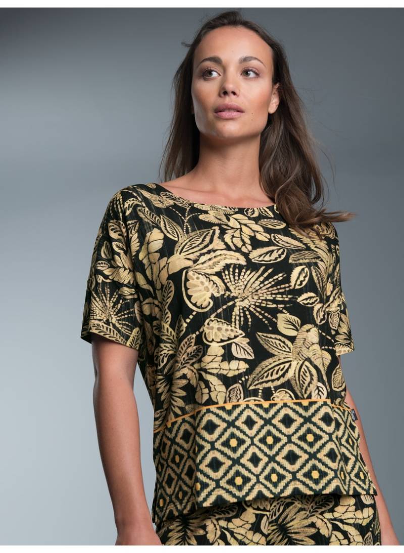 Trigema T-Shirt »TRIGEMA T-Shirt mit floralem Allover-Print«, (1 tlg.) von Trigema