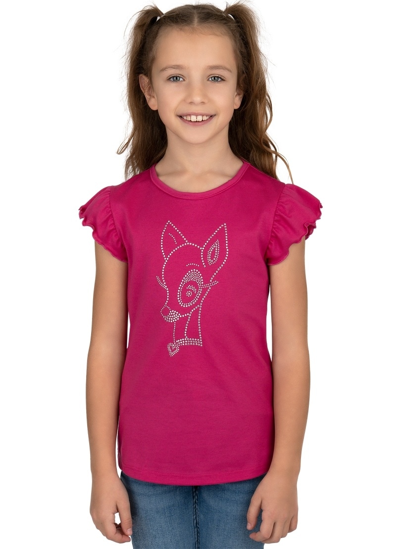 Trigema T-Shirt »TRIGEMA T-Shirt mit glitzerndem Bambi-Motiv« von Trigema