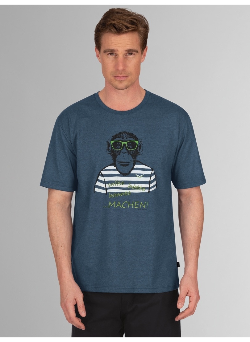 Trigema T-Shirt »TRIGEMA T-Shirt mit grossem Affen-Aufdruck« Trigema T-Shirt »TRIGEMA T-Shirt mit grossem Affen-Aufdruck« von Trigema