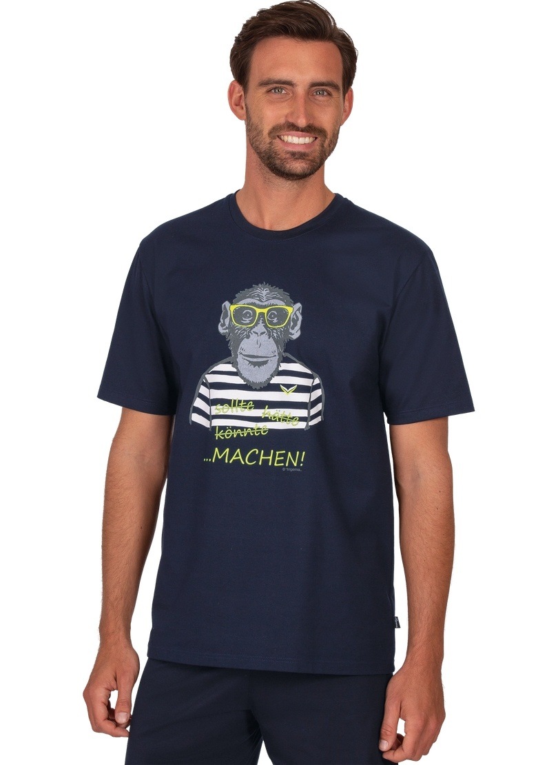 Trigema T-Shirt »TRIGEMA T-Shirt mit grossem Affen-Aufdruck« Trigema T-Shirt »TRIGEMA T-Shirt mit grossem Affen-Aufdruck« von Trigema