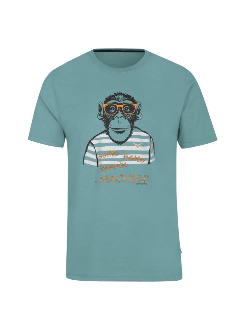 Trigema T-Shirt »TRIGEMA T-Shirt mit grossem Affen-Aufdruck«, (1 tlg.) von Trigema