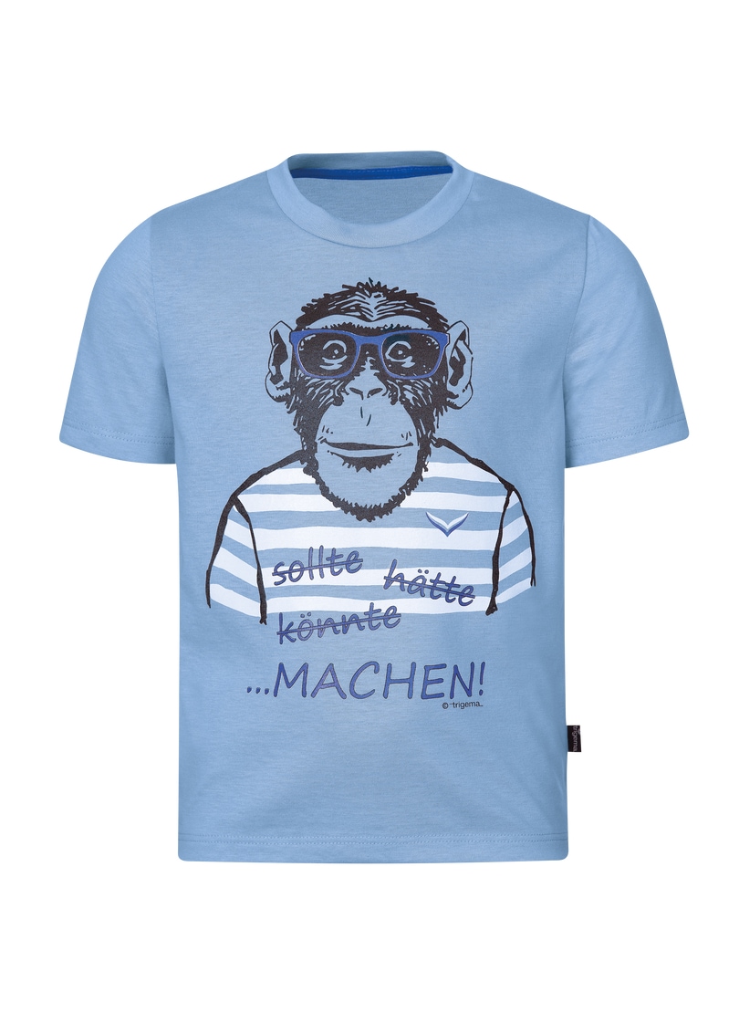 Trigema T-Shirt »TRIGEMA T-Shirt mit grossem Affen-Druckmotiv« von Trigema