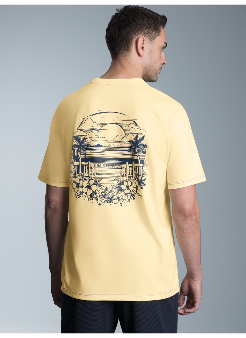 Trigema T-Shirt »TRIGEMA T-Shirt mit grossem Backprint«, (1 tlg.) von Trigema