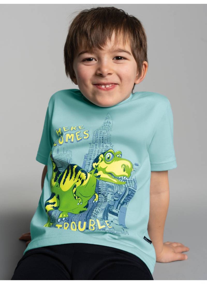 Trigema T-Shirt »TRIGEMA T-Shirt mit grossem Dino-Printmotiv«, (1 tlg.) von Trigema