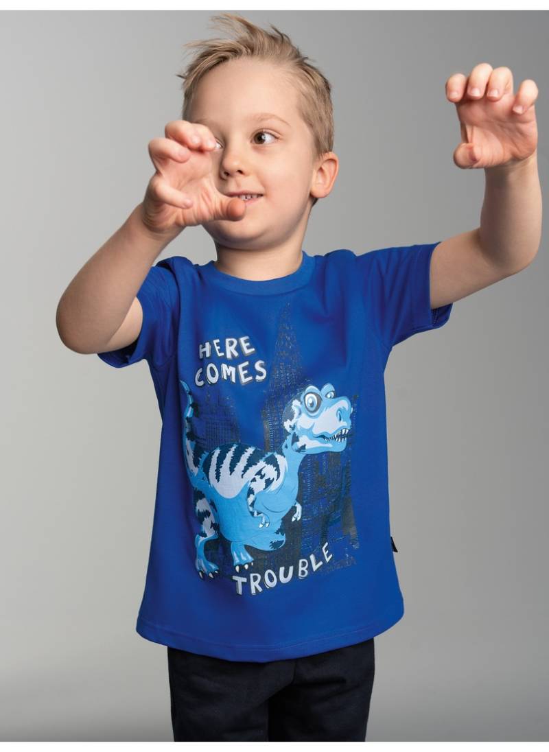 Trigema T-Shirt »TRIGEMA T-Shirt mit grossem Dino-Printmotiv«, (1 tlg.) von Trigema