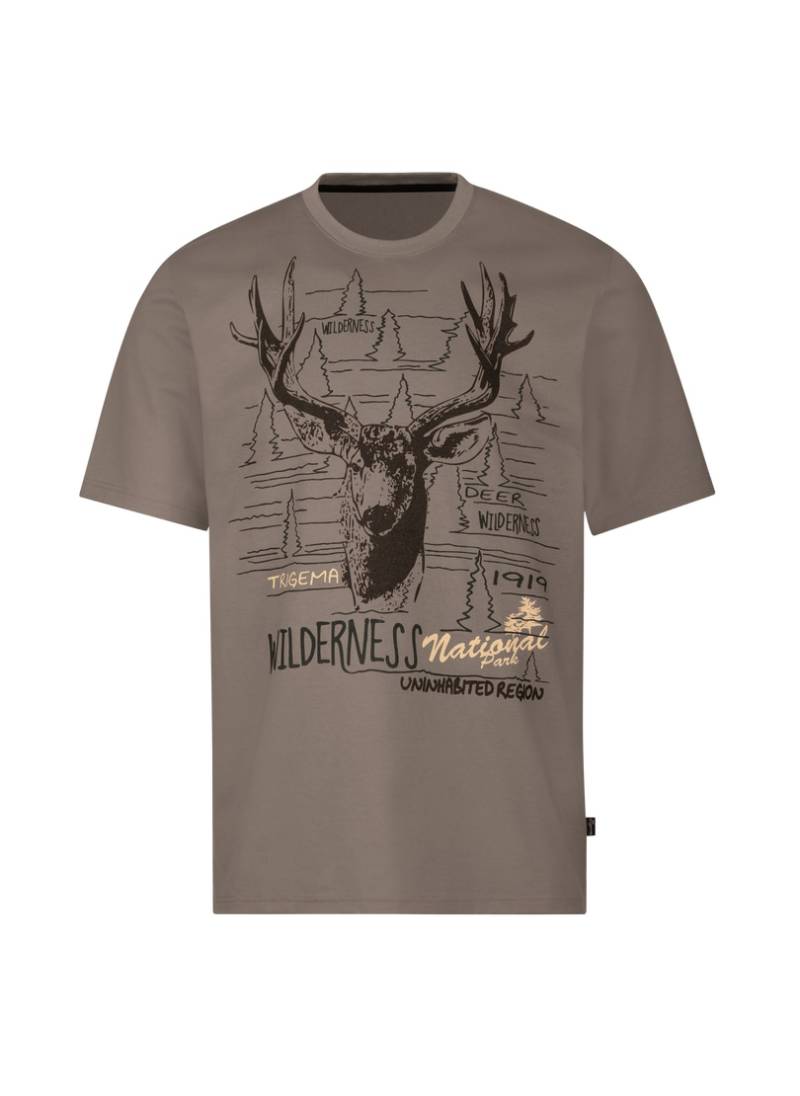 Trigema T-Shirt »TRIGEMA T-Shirt mit grossem Hirsch-Print« von Trigema