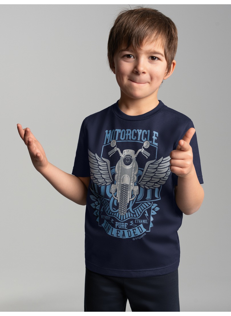 Trigema T-Shirt »TRIGEMA T-Shirt mit grossem Motorrad-Printmotiv«, (1 tlg.) von Trigema