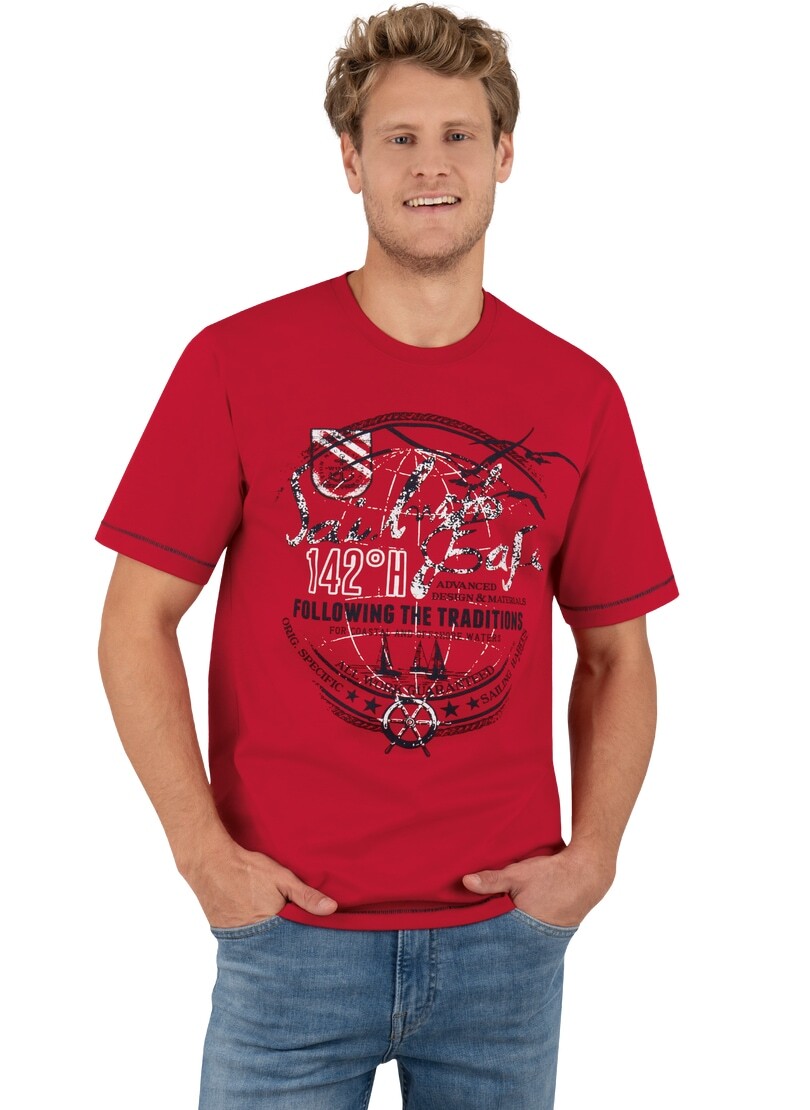 Trigema T-Shirt »TRIGEMA T-Shirt mit maritimem Druckmotiv« Trigema T-Shirt »TRIGEMA T-Shirt mit maritimem Druckmotiv« von Trigema