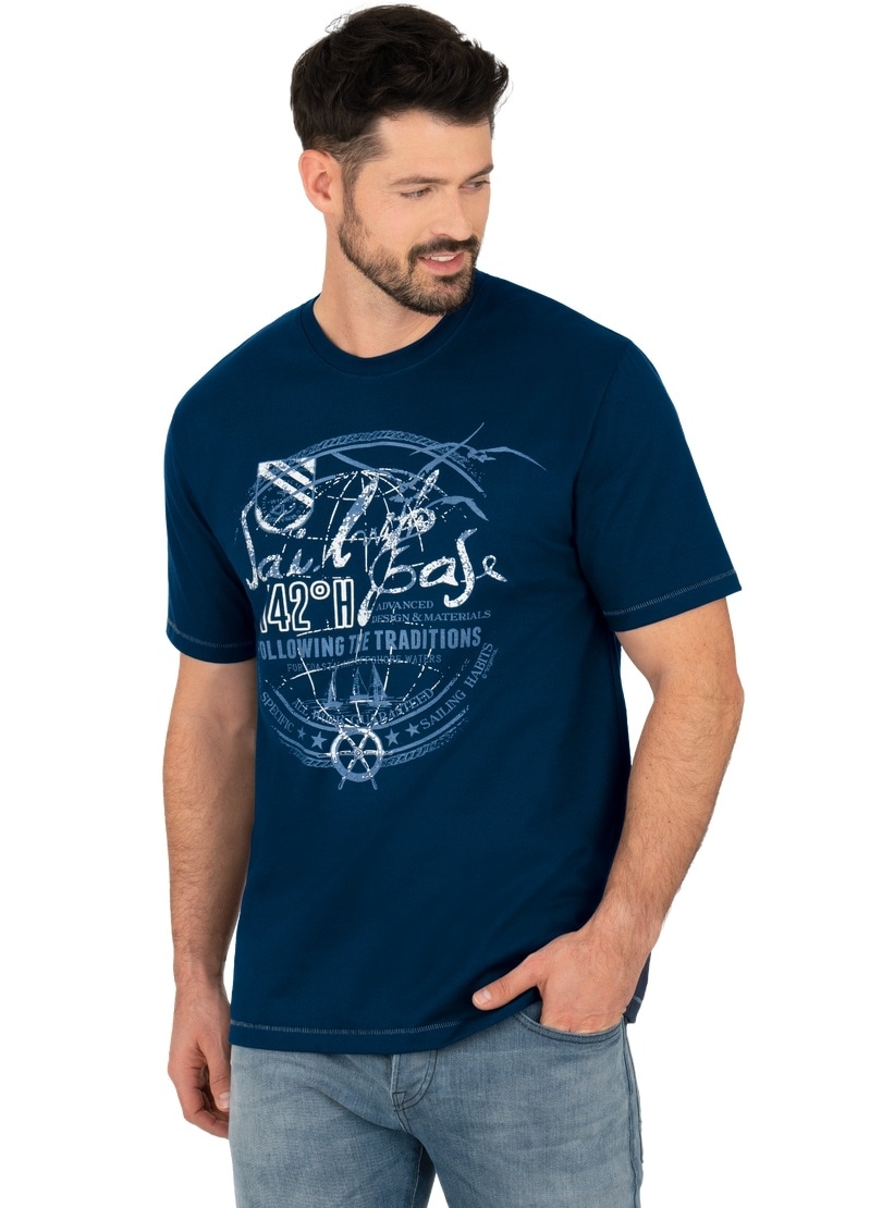 Trigema T-Shirt »TRIGEMA T-Shirt mit maritimem Druckmotiv« Trigema T-Shirt »TRIGEMA T-Shirt mit maritimem Druckmotiv« von Trigema