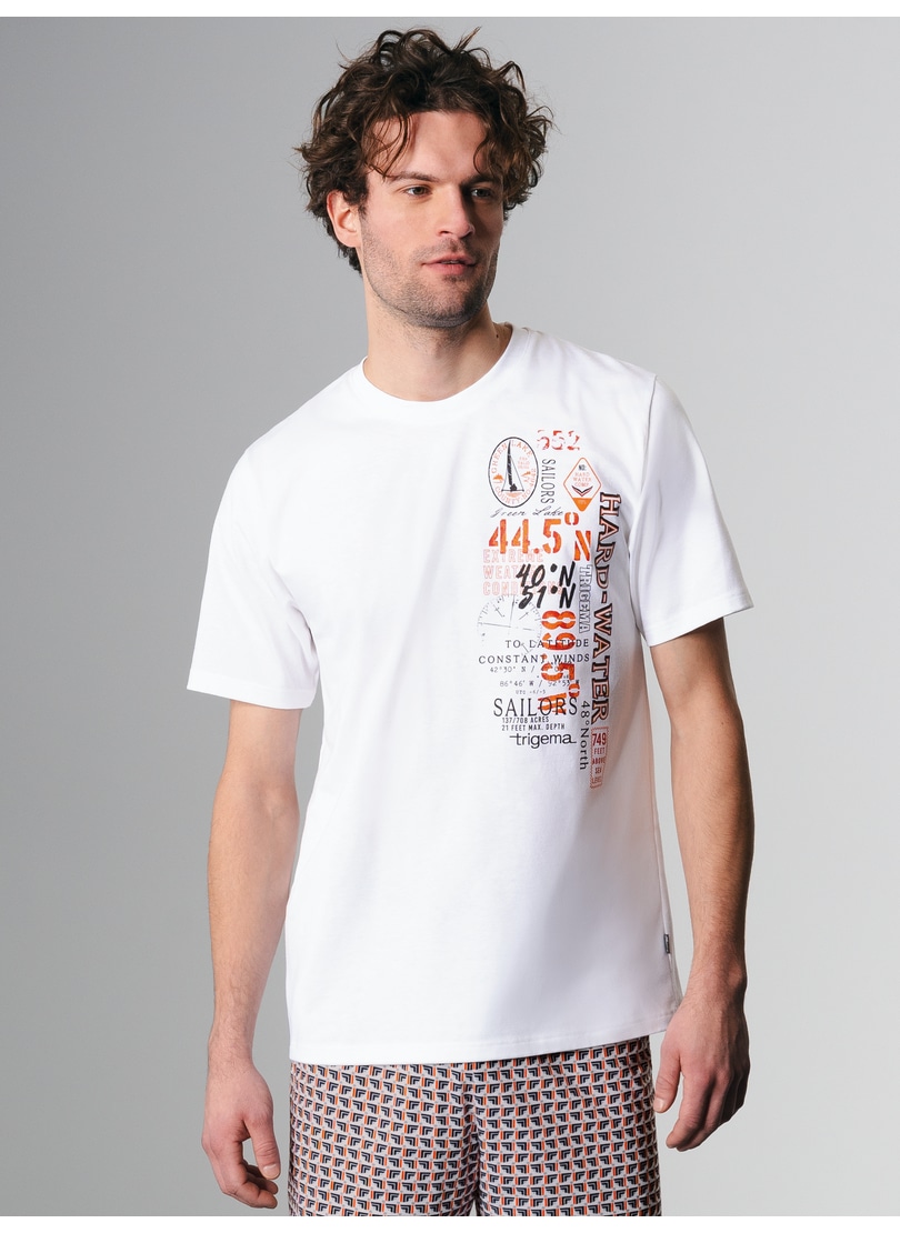 Trigema T-Shirt »TRIGEMA T-Shirt mit maritimem Print«, (1 tlg.) von Trigema