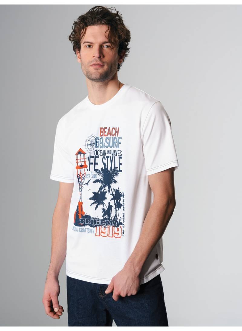 Trigema T-Shirt »TRIGEMA T-Shirt mit maritimem Printmotiv«, (1 tlg.) von Trigema