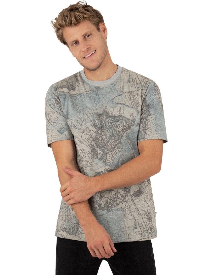 Trigema T-Shirt »TRIGEMA T-Shirt mit modischem Allover-Print« Trigema T-Shirt »TRIGEMA T-Shirt mit modischem Allover-Print« von Trigema