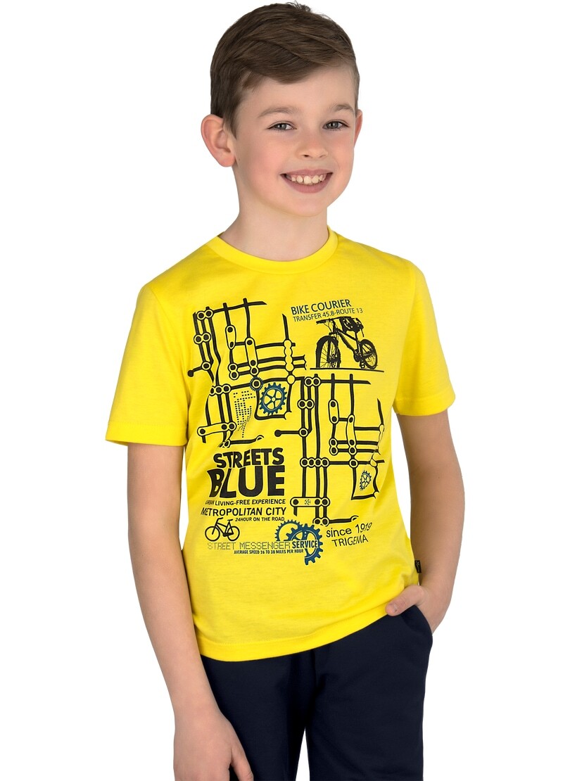 Trigema T-Shirt »TRIGEMA T-Shirt mit modischem Druckmotiv«, (1 tlg.) von Trigema