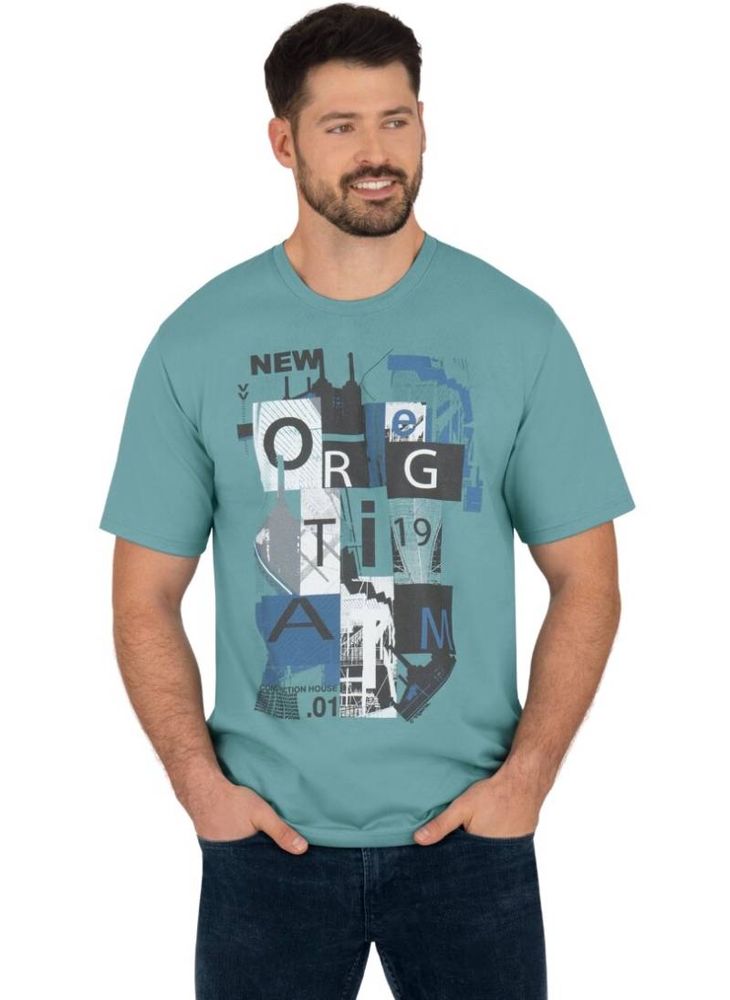 Trigema T-Shirt »TRIGEMA T-Shirt mit modischem Druckmotiv«, (1 tlg.) von Trigema